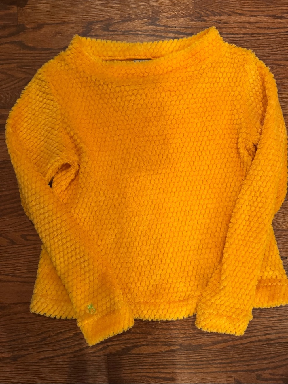 Dudley Stephen’s Cozy Textured Yellow Women's Sweater Small